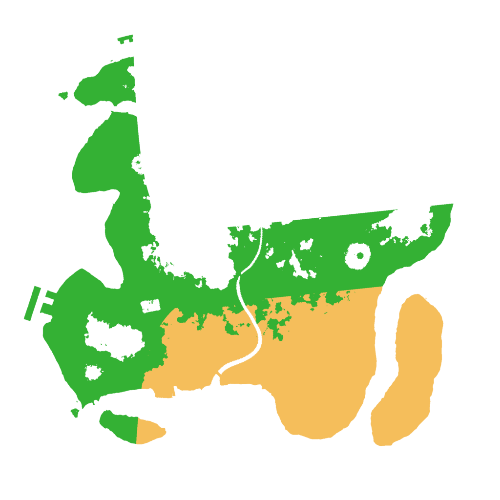 Biome Rust Map: Procedural Map, Size: 2900, Seed: 45191824