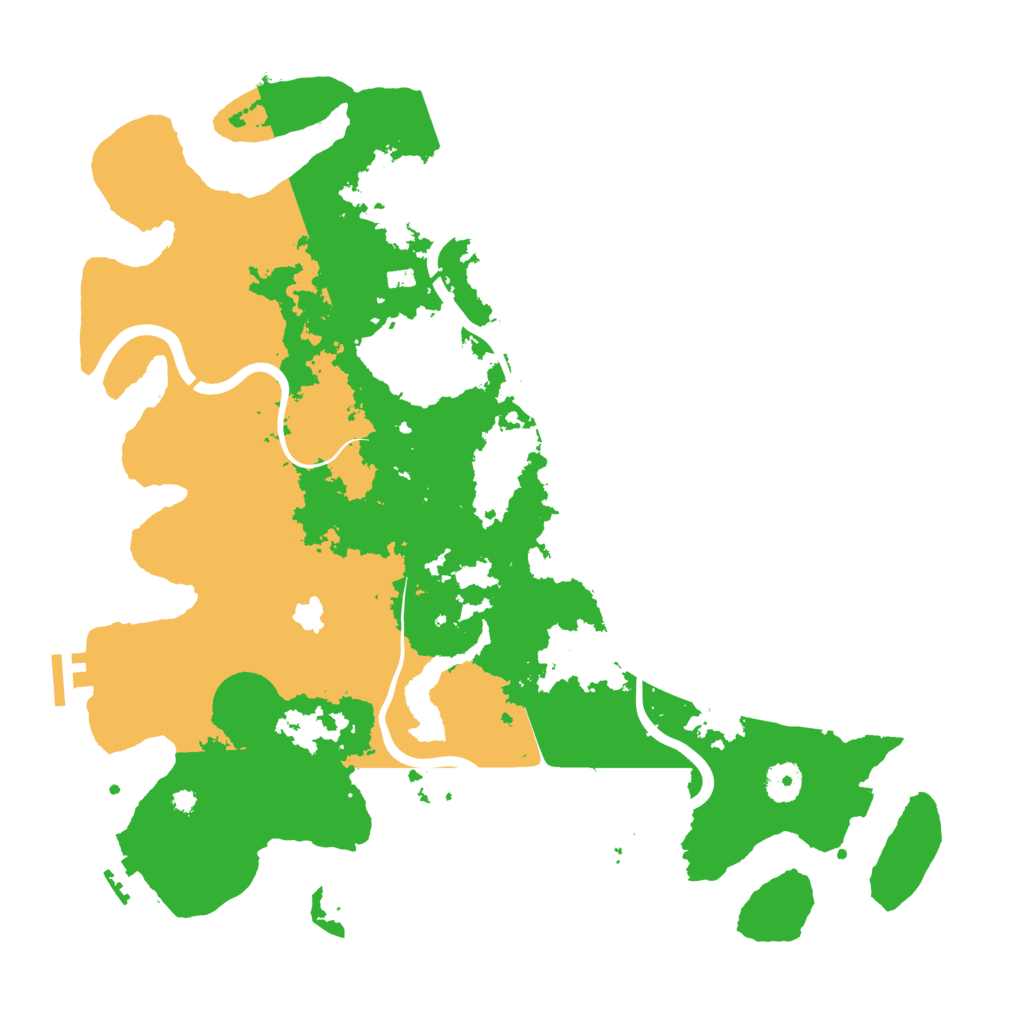 Biome Rust Map: Procedural Map, Size: 4000, Seed: 768290599