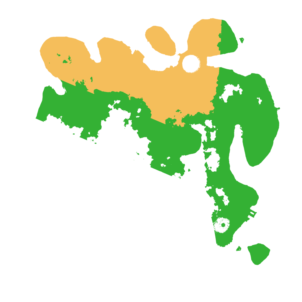 Biome Rust Map: Procedural Map, Size: 3000, Seed: 524751