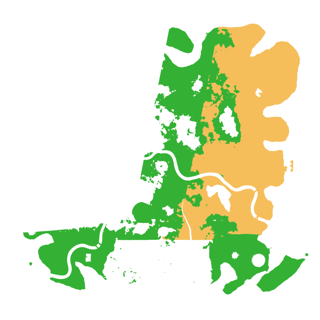 Biome Rust Map: Procedural Map, Size: 4250, Seed: 516077686