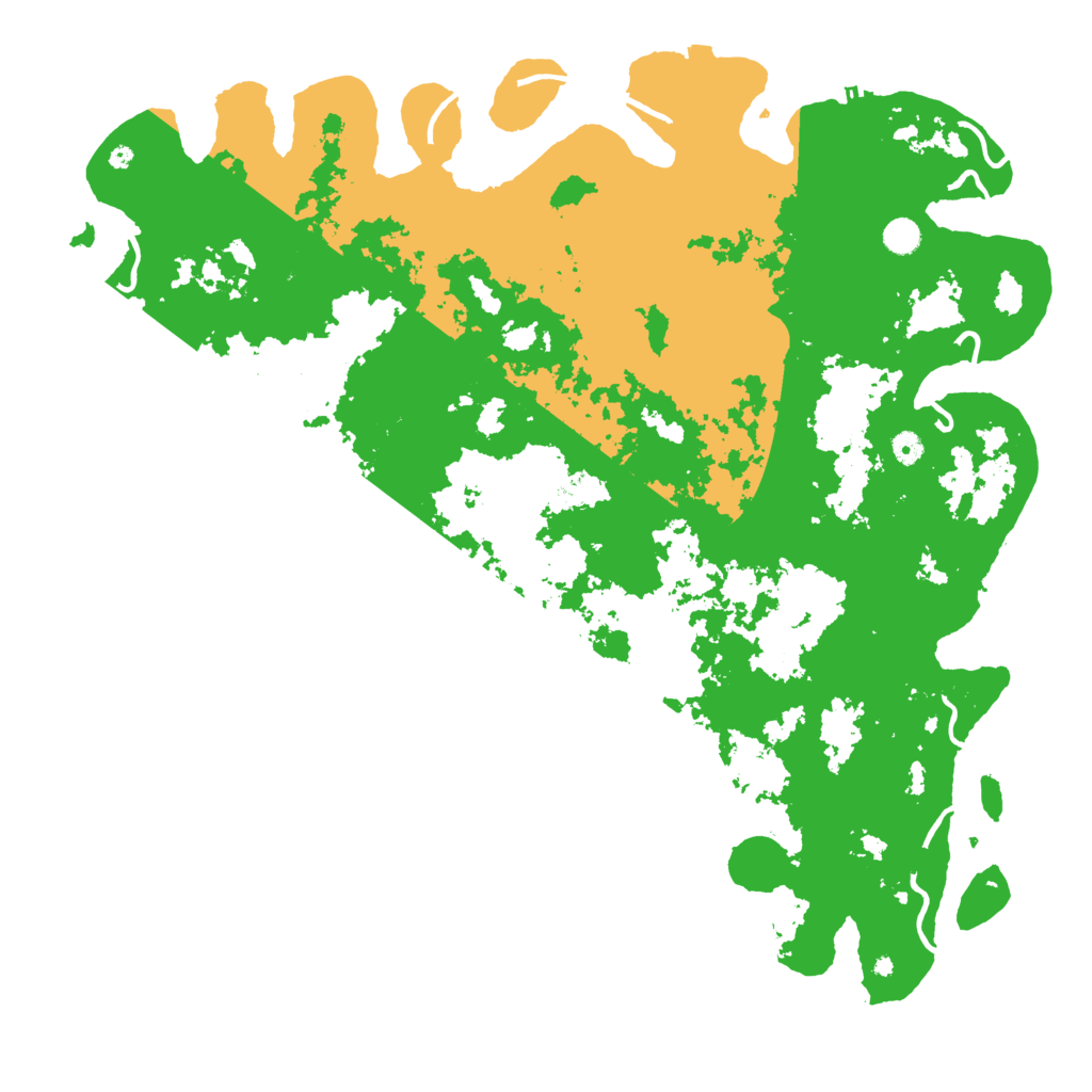 Biome Rust Map: Procedural Map, Size: 5200, Seed: 73950