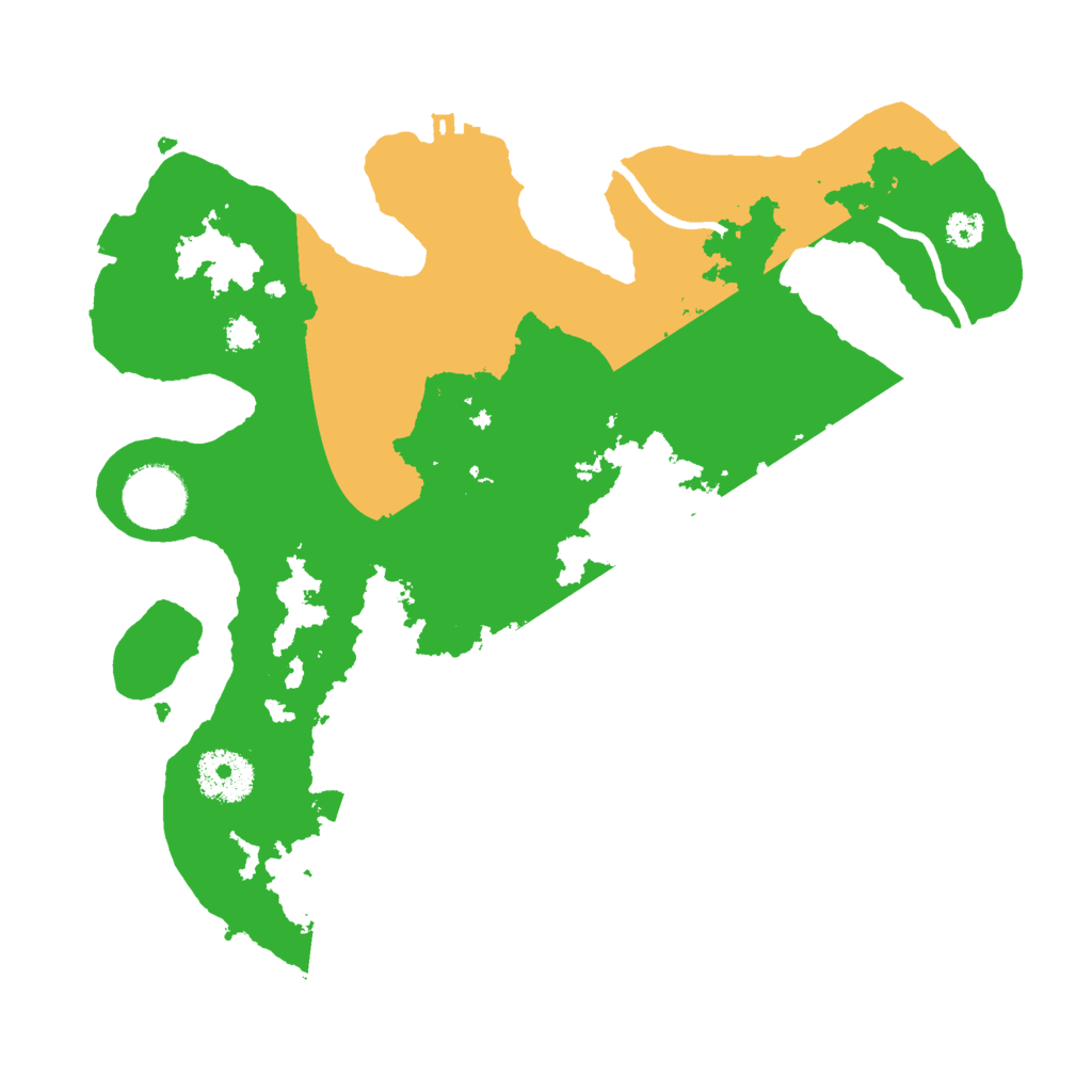 Biome Rust Map: Procedural Map, Size: 3000, Seed: 4039518