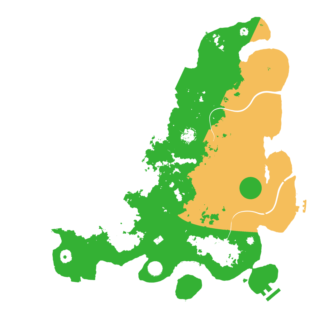 Biome Rust Map: Procedural Map, Size: 3800, Seed: 781702373