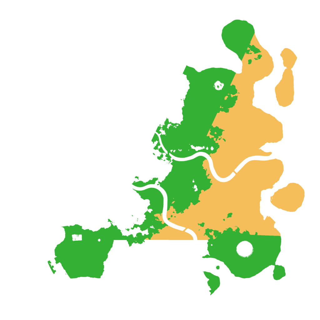 Biome Rust Map: Procedural Map, Size: 3500, Seed: 781702373