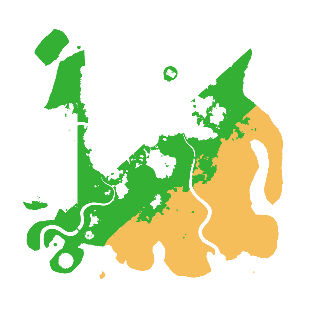 Biome Rust Map: Procedural Map, Size: 3600, Seed: 2090378