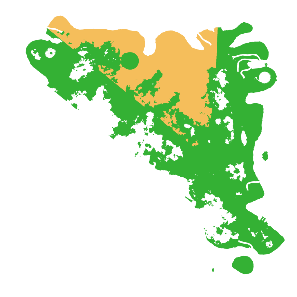 Biome Rust Map: Procedural Map, Size: 4500, Seed: 1005
