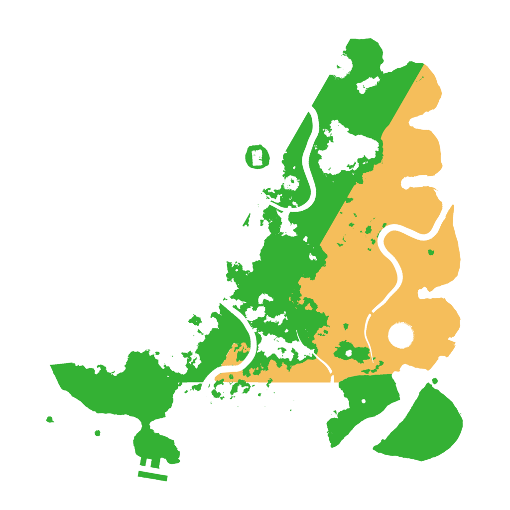 Biome Rust Map: Procedural Map, Size: 3500, Seed: 1092023