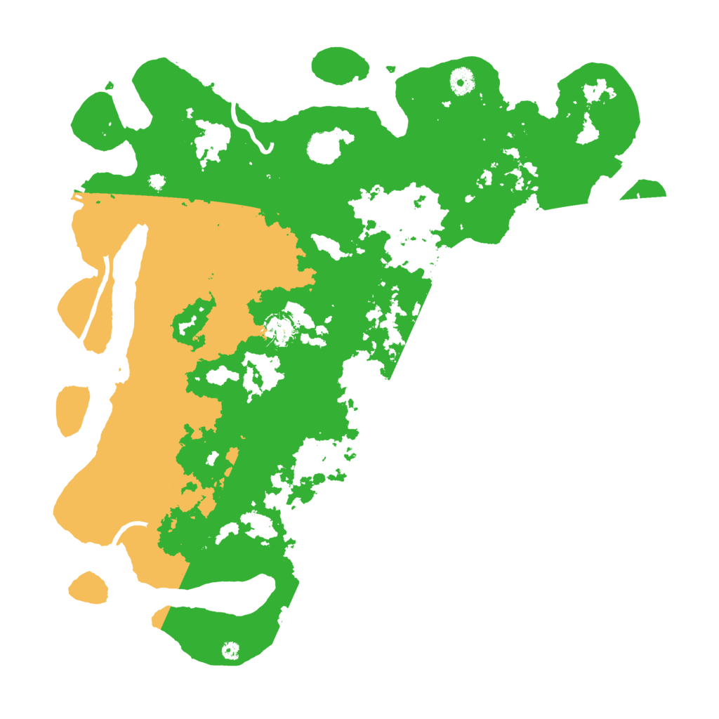 Biome Rust Map: Procedural Map, Size: 4100, Seed: 25162