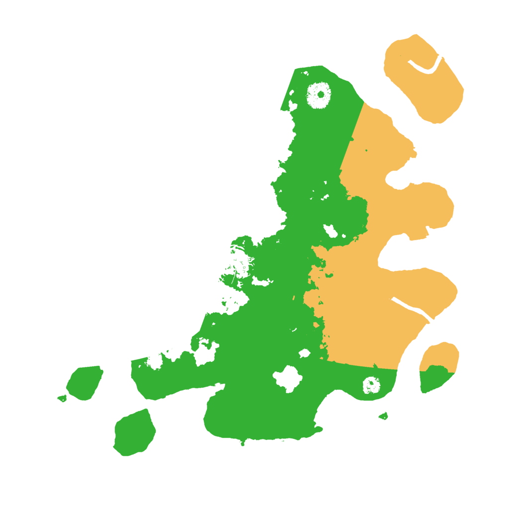 Biome Rust Map: Procedural Map, Size: 3000, Seed: 10969