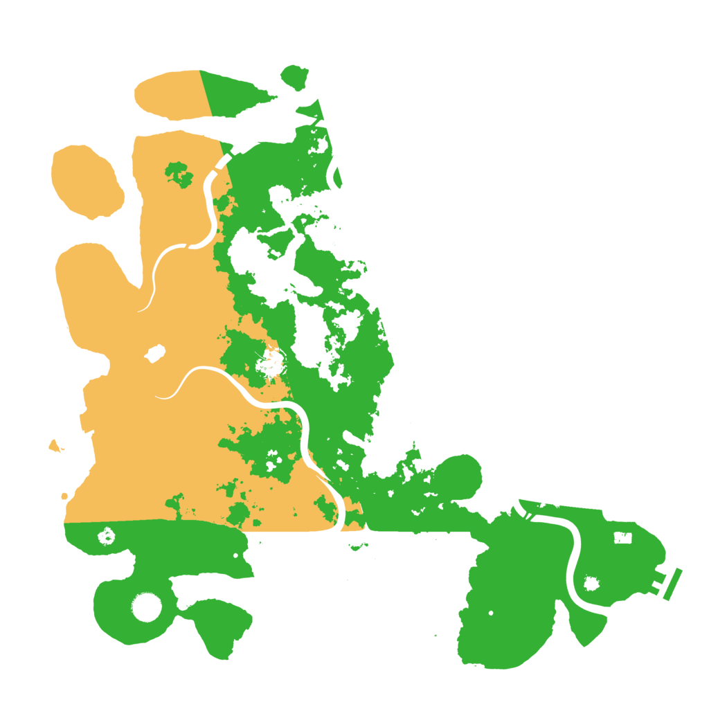 Biome Rust Map: Procedural Map, Size: 4250, Seed: 1001148874