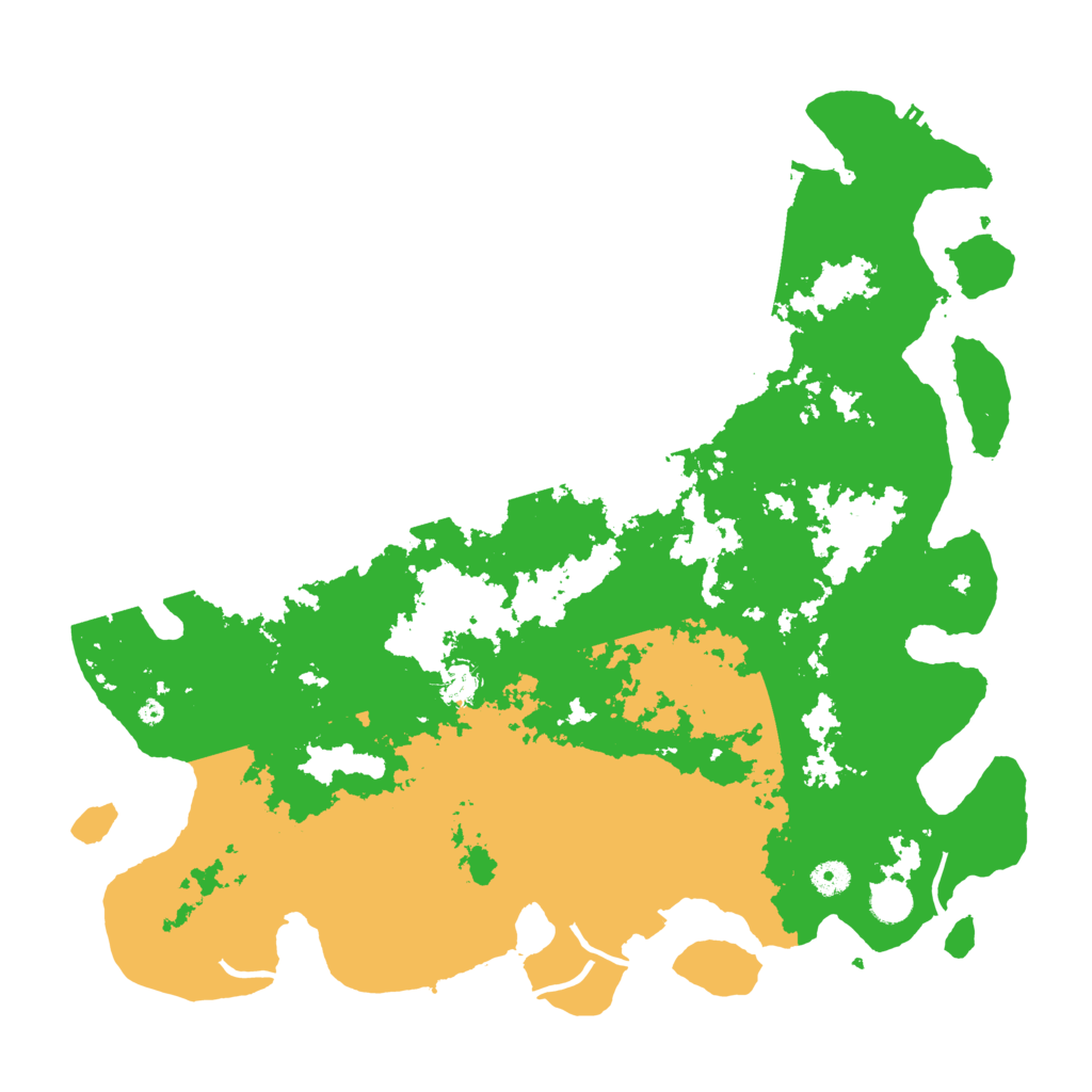 Biome Rust Map: Procedural Map, Size: 4500, Seed: 1895669389