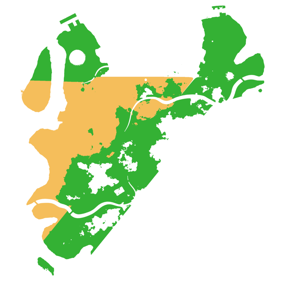 Biome Rust Map: Procedural Map, Size: 3500, Seed: 1078895535