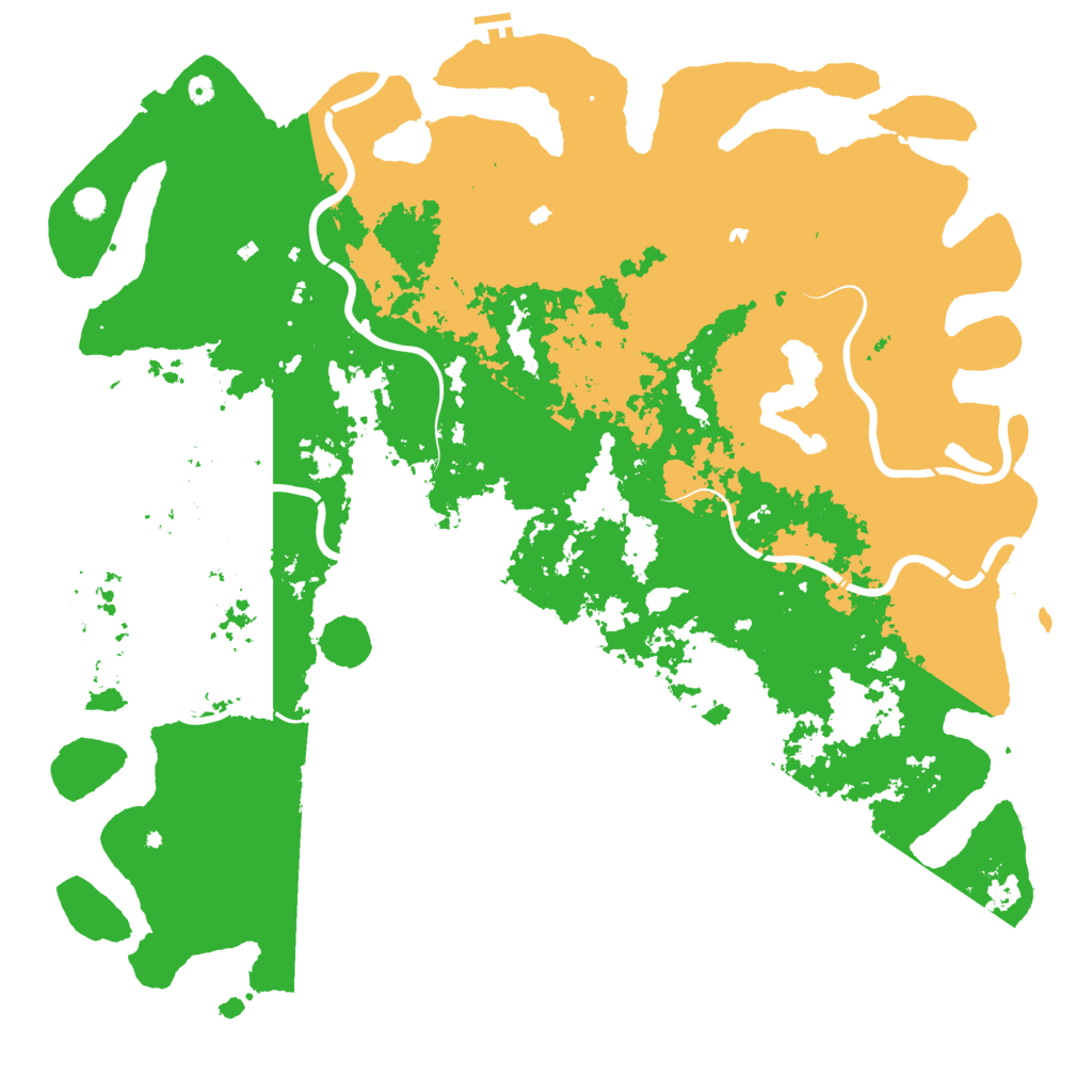 Biome Rust Map: Procedural Map, Size: 6000, Seed: 121590440