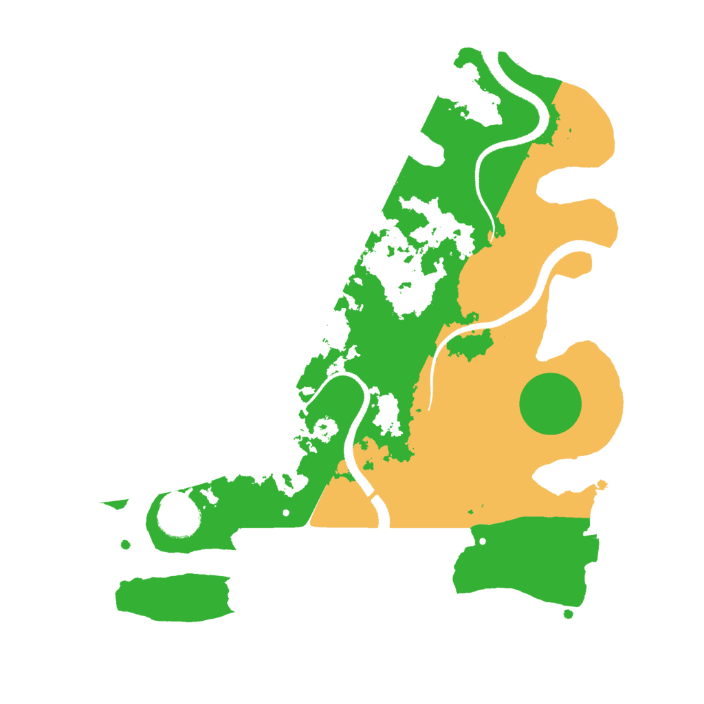 Biome Rust Map: Procedural Map, Size: 3000, Seed: 420133769