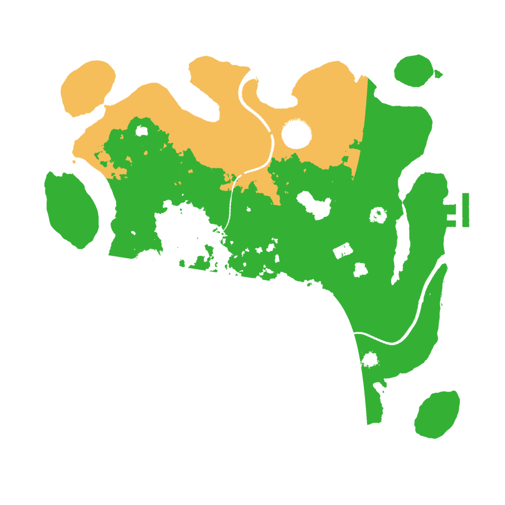 Biome Rust Map: Procedural Map, Size: 3000, Seed: 29217