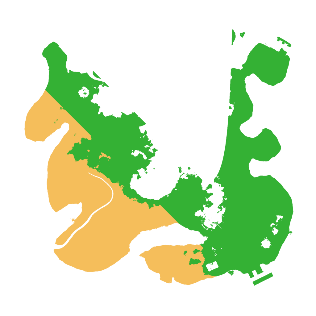 Biome Rust Map: Procedural Map, Size: 3000, Seed: 461256