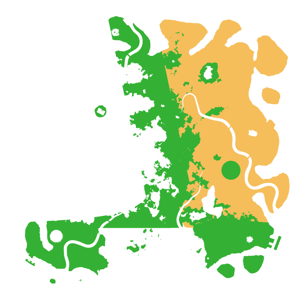 Biome Rust Map: Procedural Map, Size: 4250, Seed: 52624574