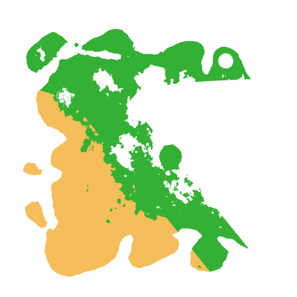 Biome Rust Map: Barren, Size: 3500, Seed: 6645986