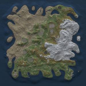 Thumbnail Rust Map: Procedural Map, Size: 4250, Seed: 311, 17 Monuments