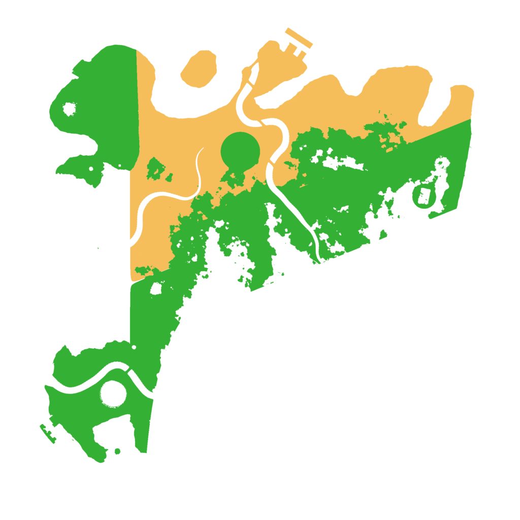 Biome Rust Map: Procedural Map, Size: 3500, Seed: 1378194326