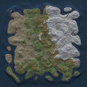 Thumbnail Rust Map: Procedural Map, Size: 4250, Seed: 1231339129, 15 Monuments