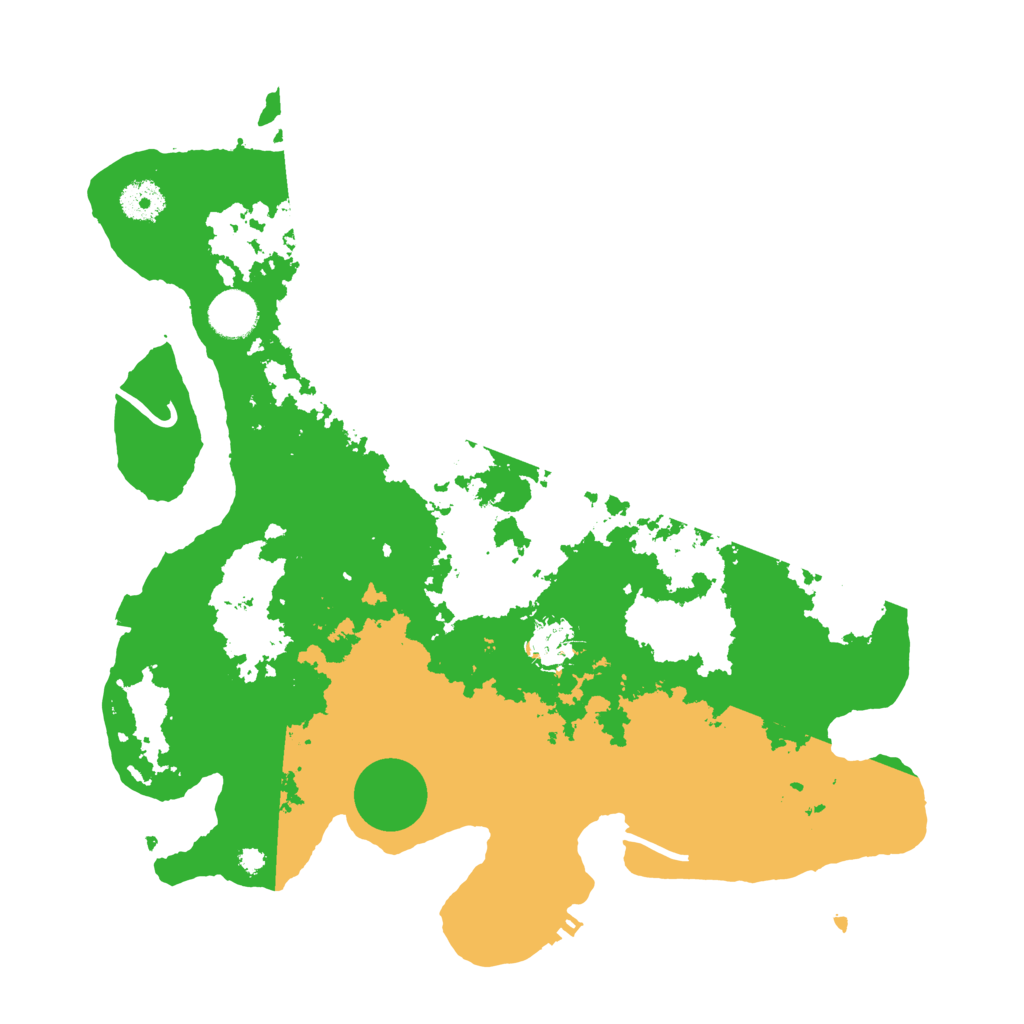 Biome Rust Map: Procedural Map, Size: 3700, Seed: 602830854