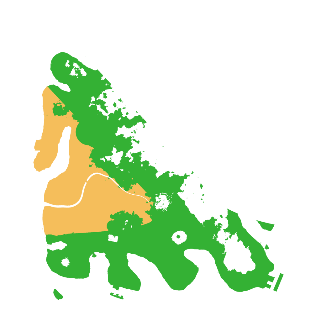 Biome Rust Map: Procedural Map, Size: 3500, Seed: 292401056