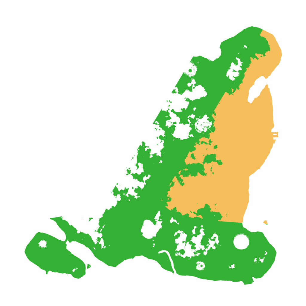 Biome Rust Map: Procedural Map, Size: 3500, Seed: 5211444