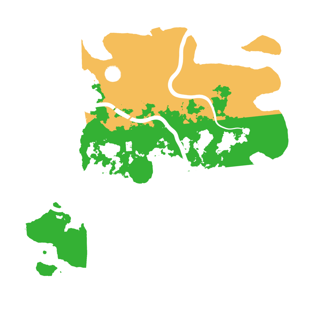 Biome Rust Map: Procedural Map, Size: 3500, Seed: 196871032