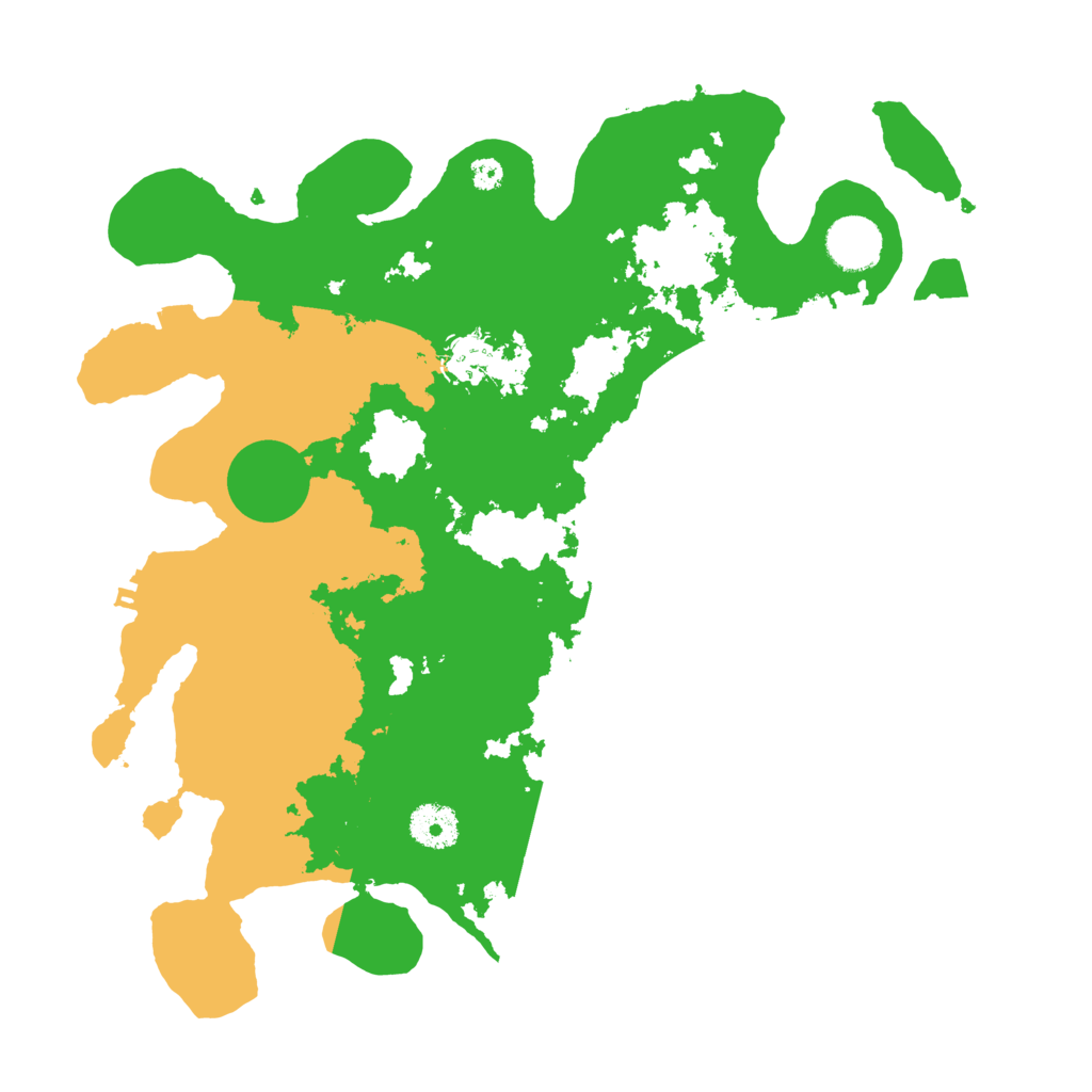 Biome Rust Map: Procedural Map, Size: 3500, Seed: 624317878