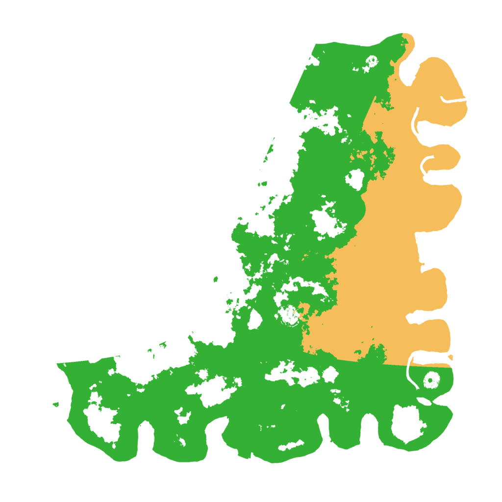 Biome Rust Map: Procedural Map, Size: 4500, Seed: 1514510163