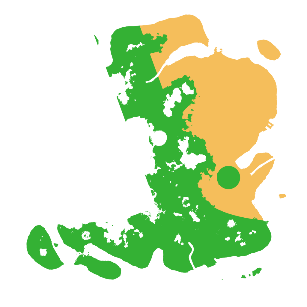 Biome Rust Map: Procedural Map, Size: 3500, Seed: 139468228