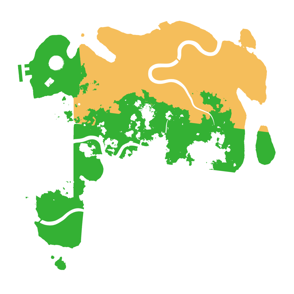 Biome Rust Map: Procedural Map, Size: 3500, Seed: 1316305739