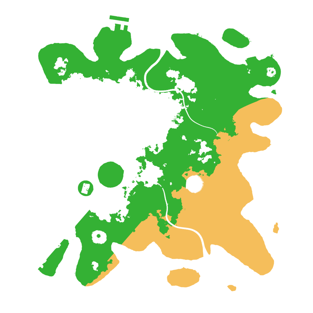 Biome Rust Map: Procedural Map, Size: 3250, Seed: 239219245