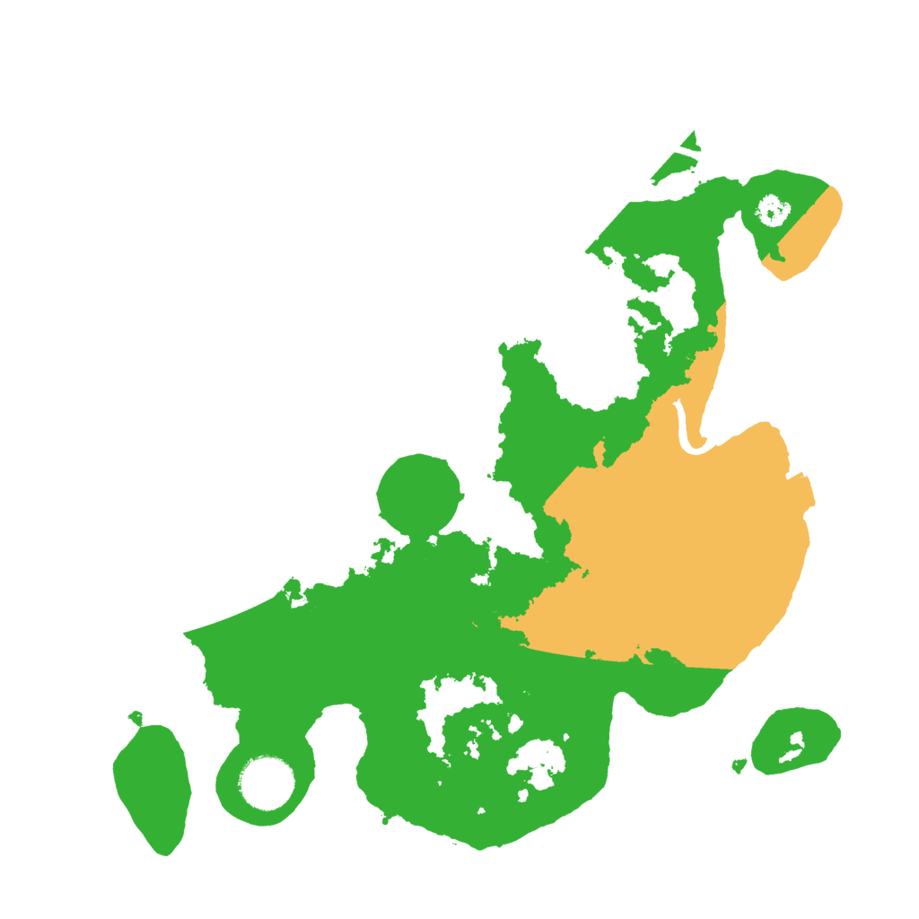 Biome Rust Map: Procedural Map, Size: 3000, Seed: 627010608