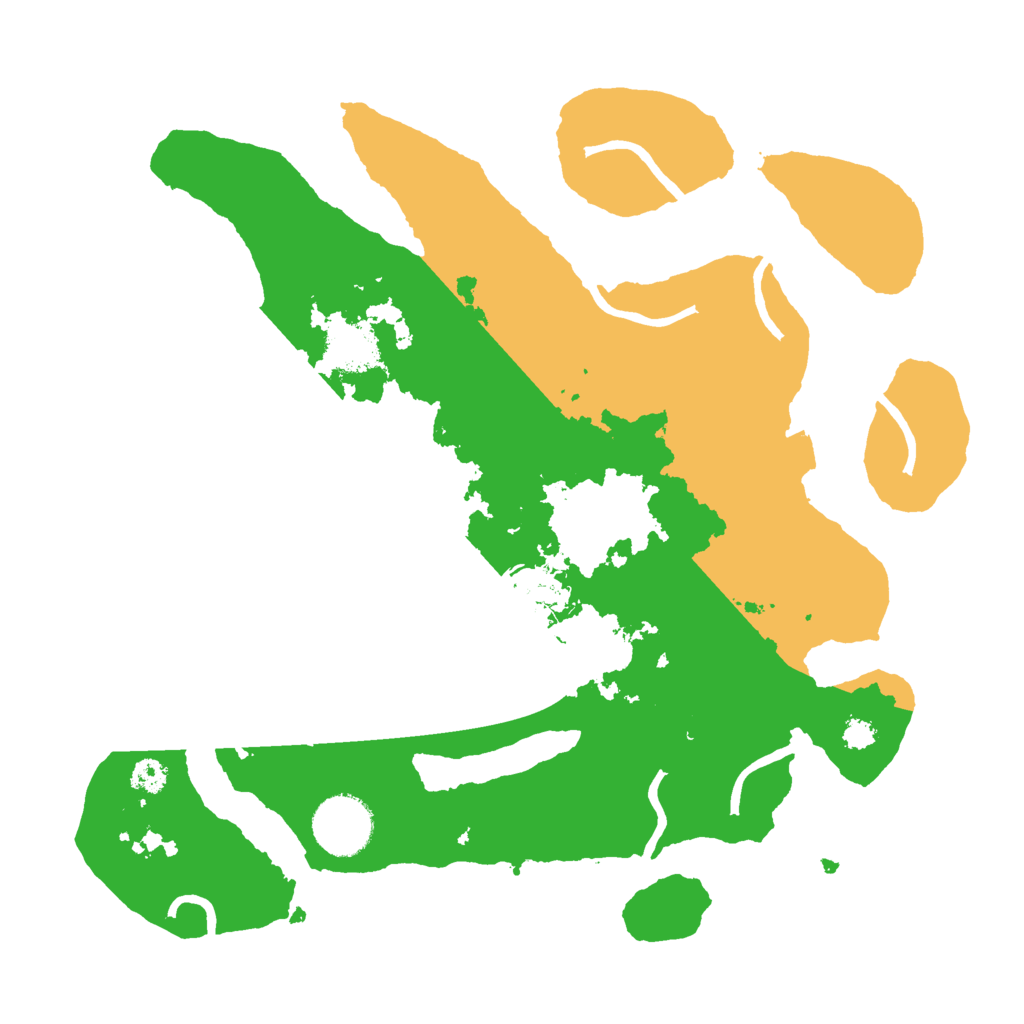 Biome Rust Map: Procedural Map, Size: 3000, Seed: 25224