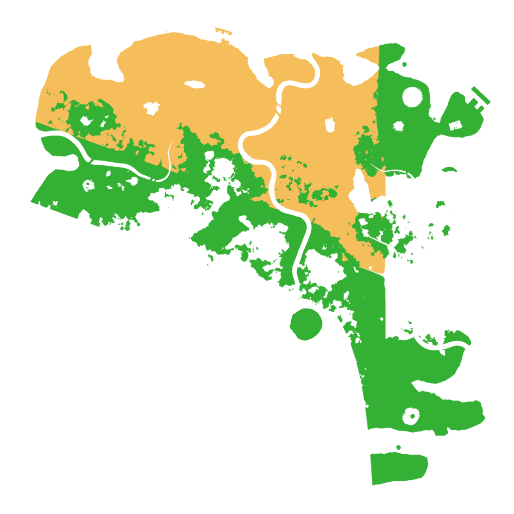 Biome Rust Map: Procedural Map, Size: 4500, Seed: 1173211476
