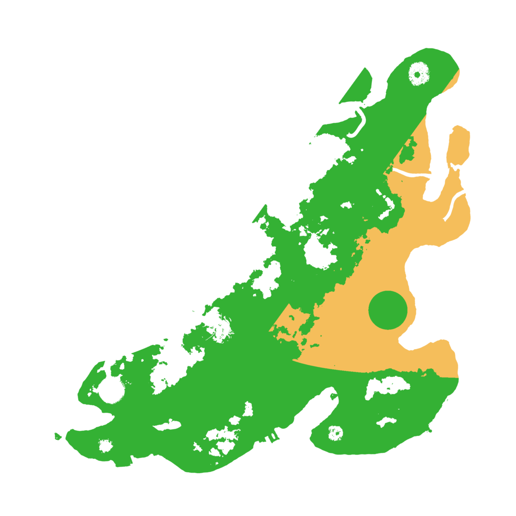 Biome Rust Map: Procedural Map, Size: 3500, Seed: 478662543