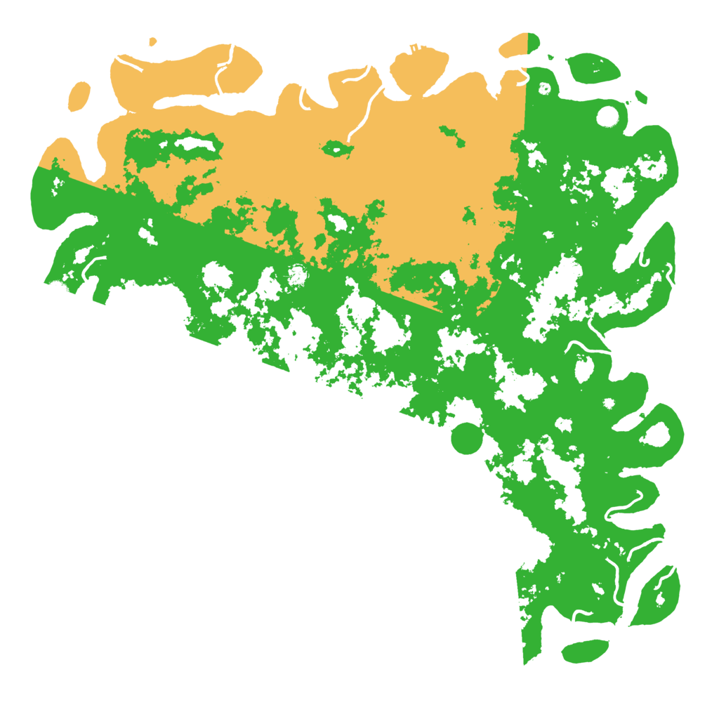 Biome Rust Map: Procedural Map, Size: 6000, Seed: 5005825