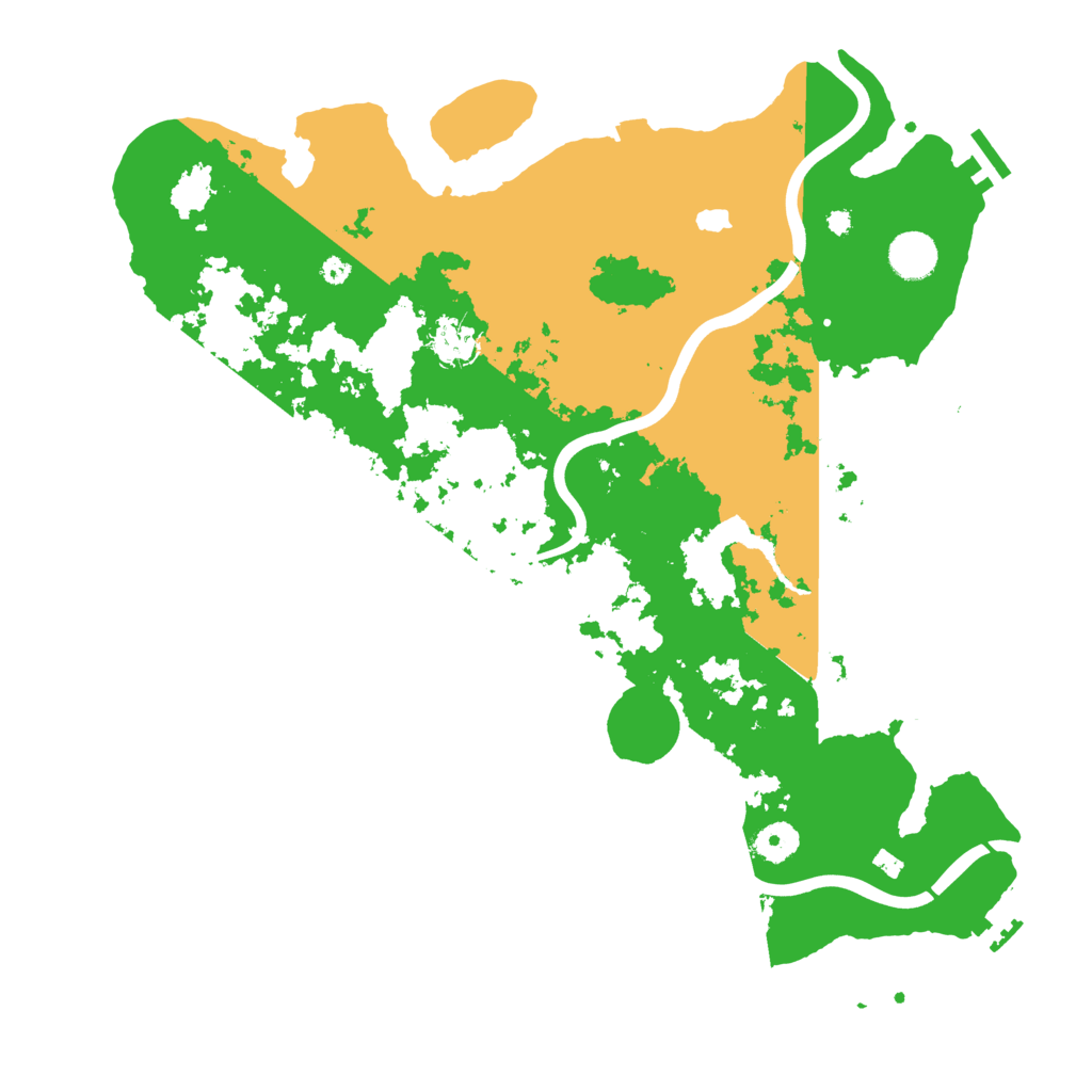 Biome Rust Map: Procedural Map, Size: 4000, Seed: 1112022