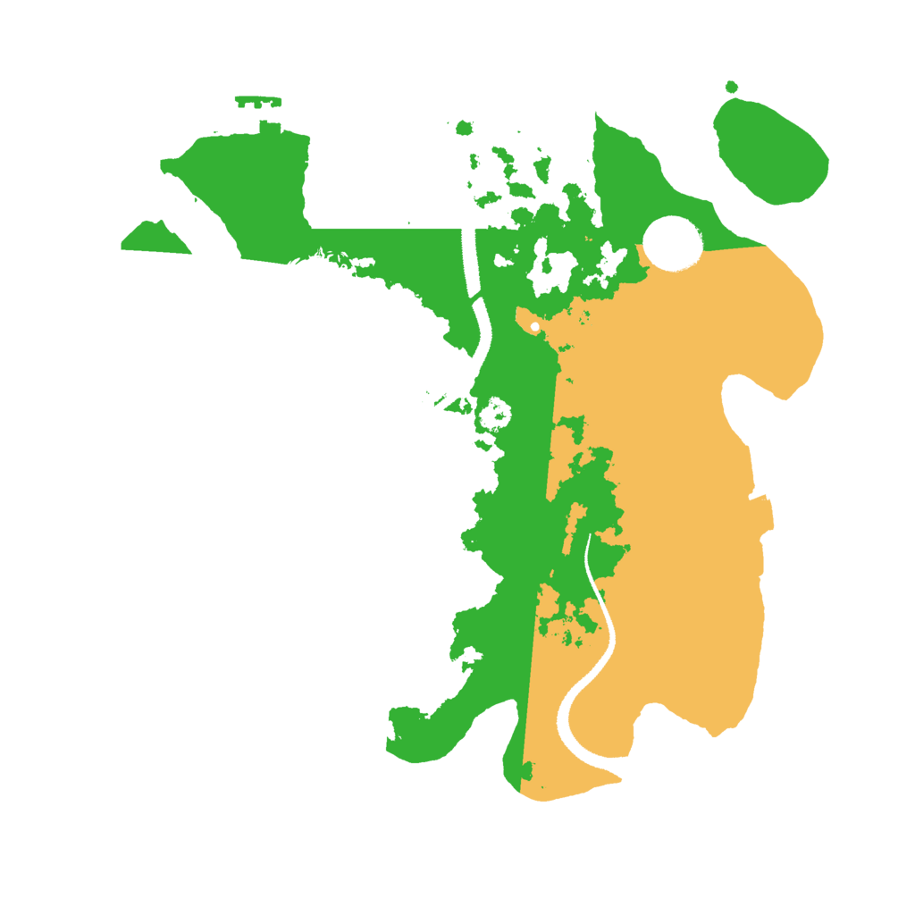 Biome Rust Map: Procedural Map, Size: 3000, Seed: 6585