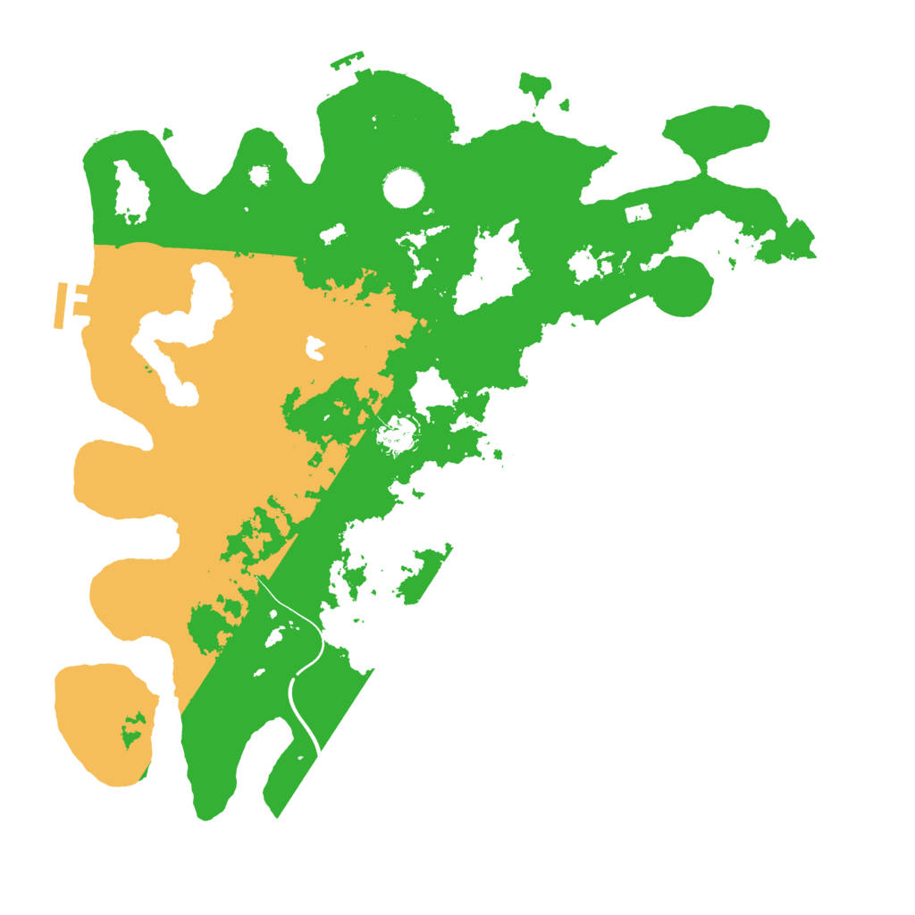 Biome Rust Map: Procedural Map, Size: 4000, Seed: 87878