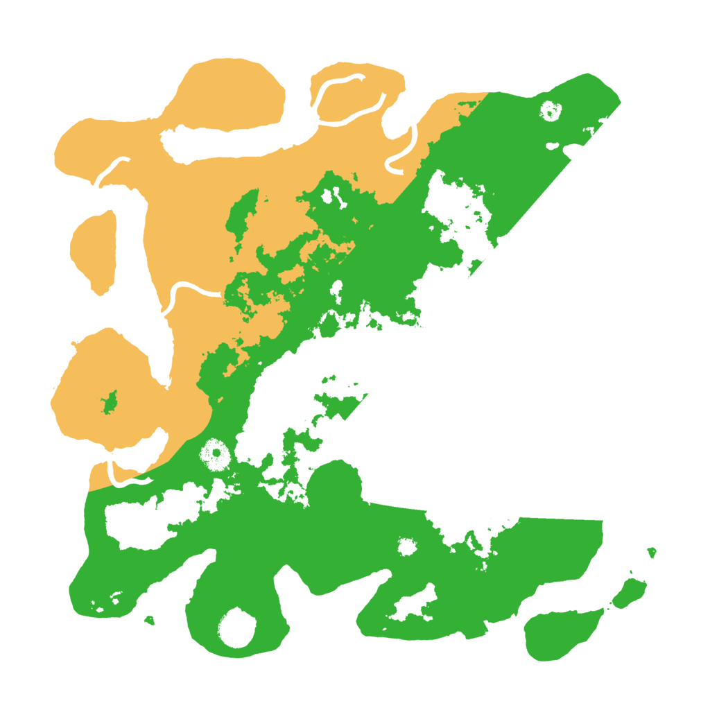 Biome Rust Map: Procedural Map, Size: 3500, Seed: 445409038