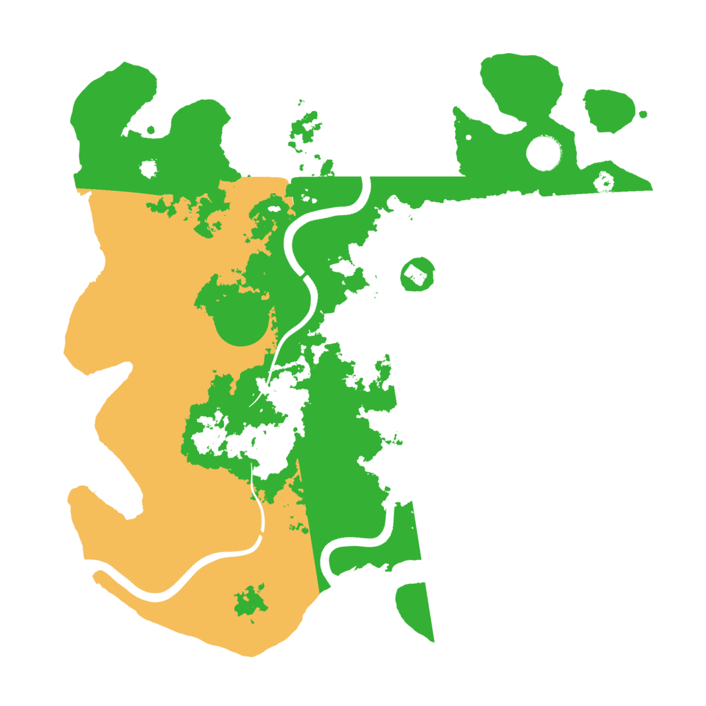 Biome Rust Map: Procedural Map, Size: 3600, Seed: 345646