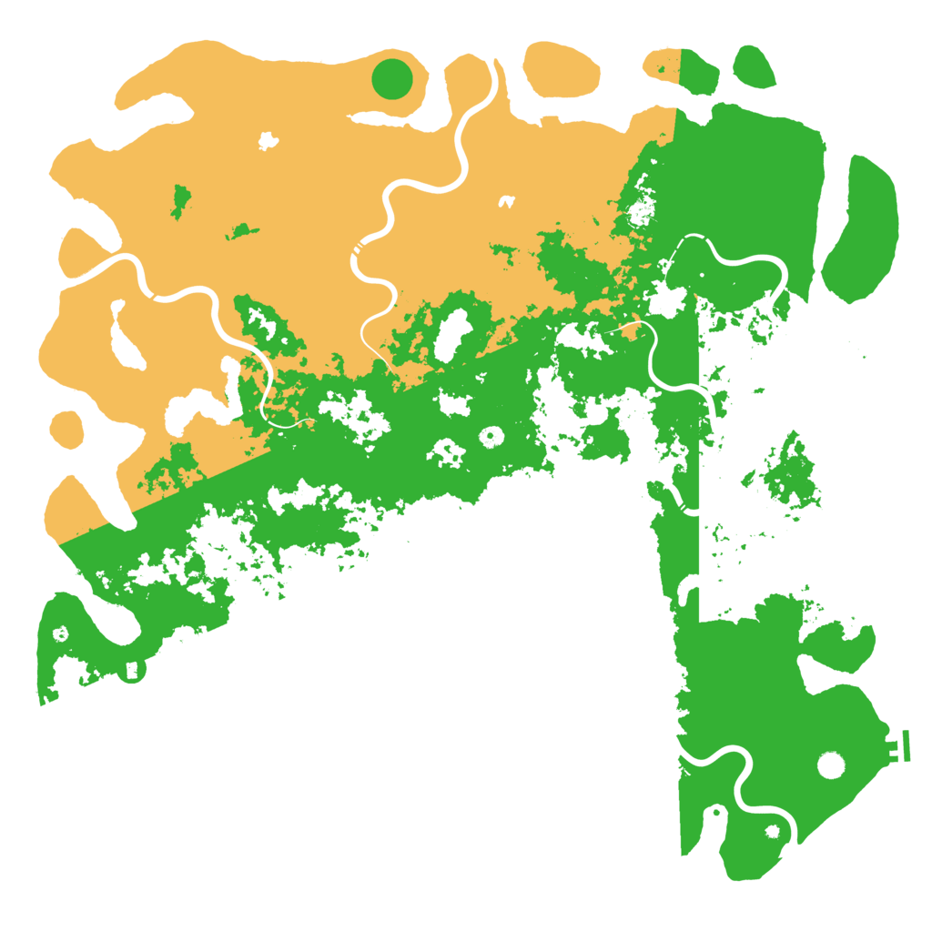 Biome Rust Map: Procedural Map, Size: 6000, Seed: 243734783