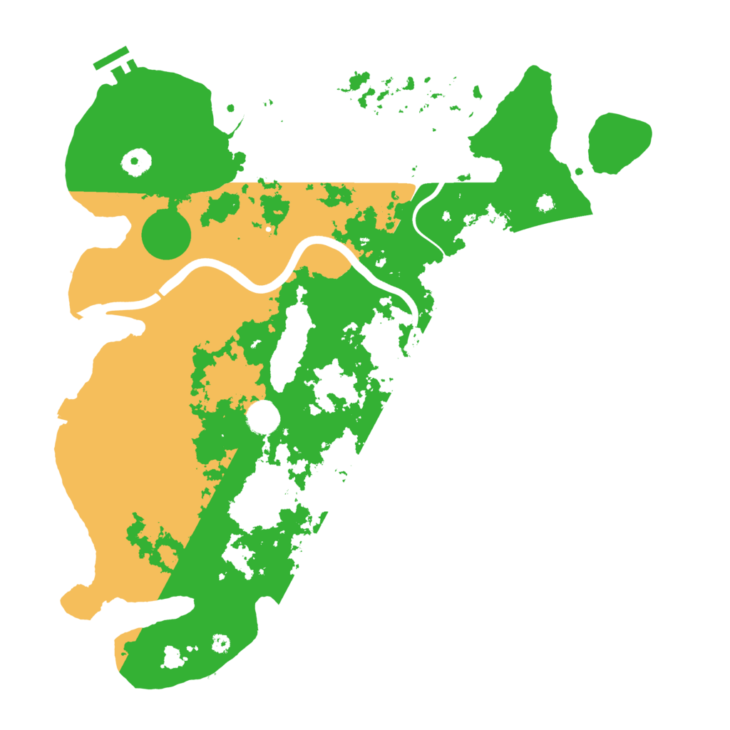 Biome Rust Map: Procedural Map, Size: 3900, Seed: 71058628