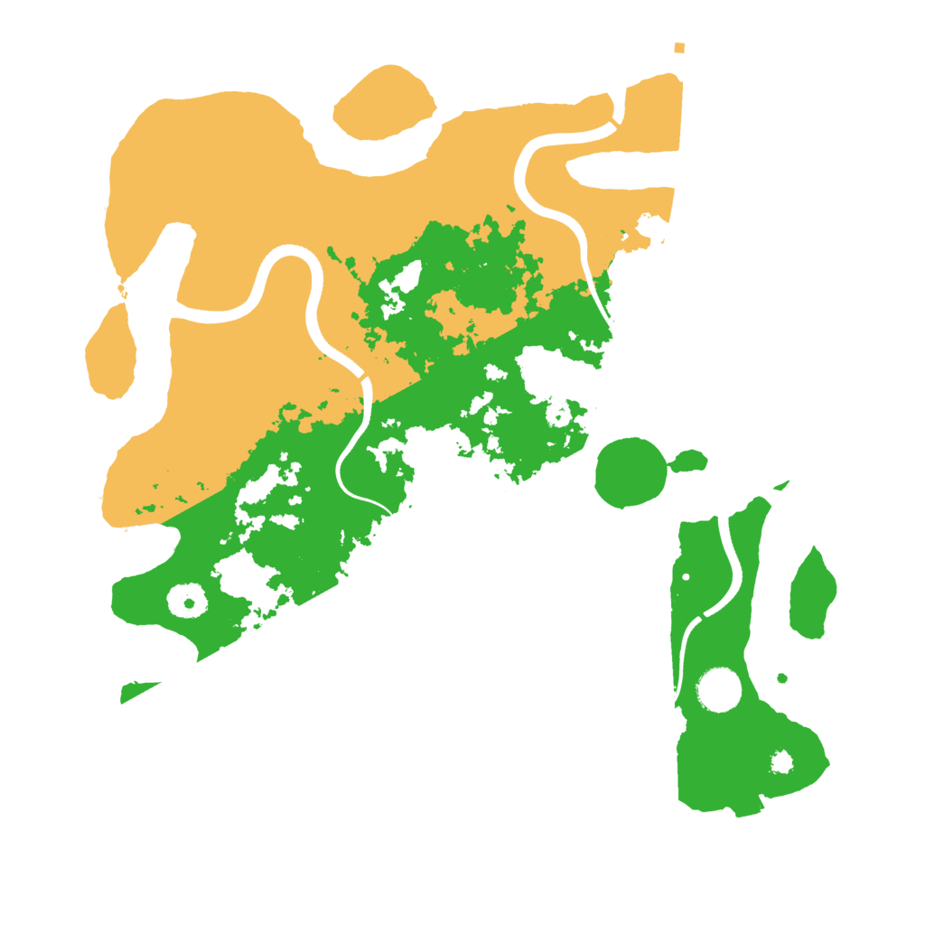 Biome Rust Map: Procedural Map, Size: 3650, Seed: 36806234
