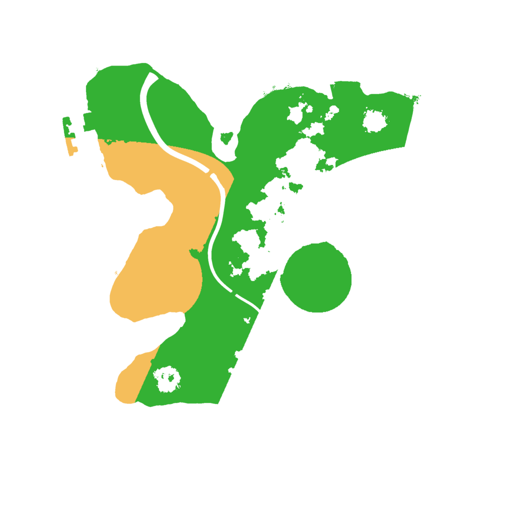 Biome Rust Map: Procedural Map, Size: 2000, Seed: 50636676