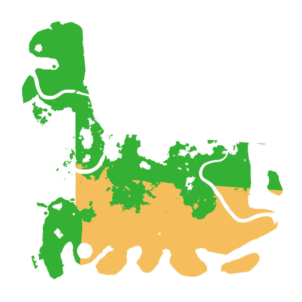 Biome Rust Map: Procedural Map, Size: 3500, Seed: 2099562729