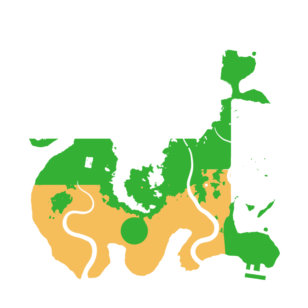 Biome Rust Map: Procedural Map, Size: 3000, Seed: 1377955320